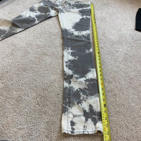 J Brand Tie Dye Pencil Leg Slim Fit Low Rise Jeans - Picture 14 of 16